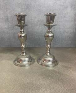 Bougeoir de pilier forgé à la main argent forgeron fait décorer la maison festive hôtel restaurant décoration de table de mariage - Product Image 5