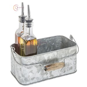 Merveilleux étain support de rangement à la main rectangulaire cuisine porte-épices haute qualité Caddy ustensiles outil pour la maison Restaurant Resort - Product Image 6