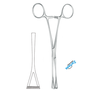 Pince à tissus Duval en acier inoxydable de haute qualité Slim 18cm / 7 "Fabricant d'instruments chirurgicaux - Product Image 3