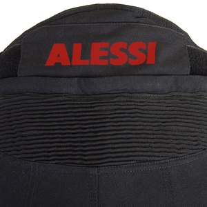 Alessi กางเกงขี่มอเตอร์ไซค์สีขาวและสีดำ, กางเกงสำหรับนักขี่จักรยานมีเกราะ CE มีกระเป๋าและเข่าเสริม - Product Image 4
