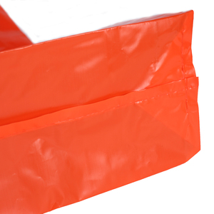 Sacs à provisions en plastique recyclé écologique imprimé de logo personnalisé avec pochette debout Conception pliante réutilisable pour supermarché - Product Image 6