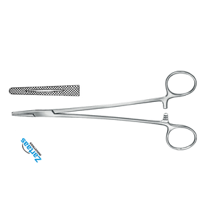 Porte-aiguilles Mayo-Hegar en acier inoxydable de haute qualité, 24 cm, droit, fabricant d'instruments chirurgicaux - Product Image 4