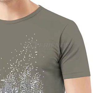 Camisetas Modernas con Pedrería para Hombre, 100% Algodón, Tejido de Punto, Ligeras, Cómodas, Estilo Casual y Elegante - Product Image 6