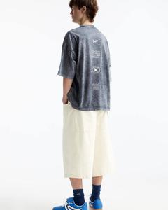 Impression personnalisée de haute qualité T-shirt pour hommes lourds T-shirt vintage en coton vierge T-shirt surdimensionné à épaules tombantes - Product Image 1