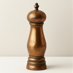 Molinillo de pimienta de acero inoxidable Premium, acabado en tono cobre, diseño moderno artesanal, duradero, respetuoso con el medio ambiente para Decoración - Product Image 4