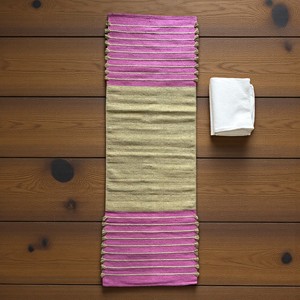 เสื่อโยคะคอตตอนถักด้วยมือสี่เหลี่ยมถักด้วยมือเสื่อสวดมนต์กลางแจ้งพรมบ้านในฟาร์มแบบพลิกกลับได้ - Product Image 2