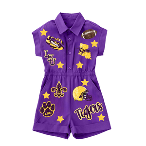 Mamelucos de verano de moda para mujer, cintura alta informal con decoración bordada por encima de la rodilla, tema personalizado con lentejuelas para venta al por mayor - Product Image 5