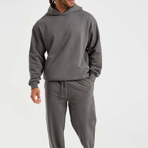 Sweat-shirt à capuche OEM personnalisé, coupe oversize, épaules tombantes, en molleton 100% coton, qualité supérieure, coupe ample - Product Image 3