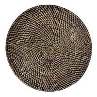 Décoration colorée de vaisselle du best-seller avec le platemat de rotin et le platemat naturel fait main de dessous de verre-en gros
