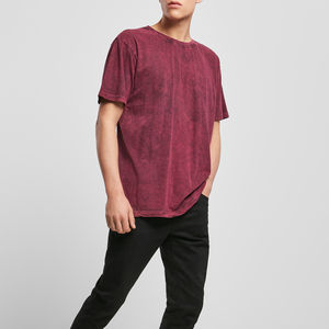 Streetwear d'été en coton avec logo personnalisé pour hommes, t-shirt en coton à impression DTG, t-shirt vintage délavé à l'acide de grandes tailles - Product Image 4