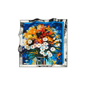 Luxury Satin <b>Silk</b> Floral <b>Scarf</b> for All Seasons - Product Image 1