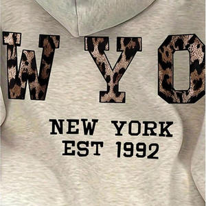 Sweat à capuche pour femme hiver 2025/2026, tissu personnalisé, respirant, séchage rapide, anti-rétrécissement, design décontracté, manches longues, poches - Product Image 4