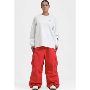 Ropa de calle de invierno unisex, pantalones de esquí holgados, transpirables, Polartec, impermeables, con aislamiento, para snowboard, estilo holgado, pantalones para exteriores - Product Image 3