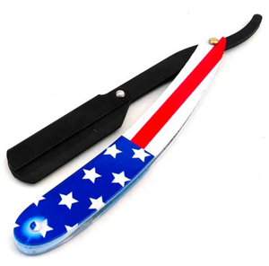 Maquinilla de afeitar recta profesional de diseño personalizado para hombre, maquinilla de afeitar Baber de acero inoxidable sostenible para afeitado facial, belleza, cuidado Personal - Product Image 1