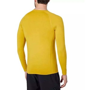 Ropa deportiva de compresión para gimnasio en blanco, camisetas para hombre, ropa activa para gimnasio, camisetas atléticas de ajuste Regular, entrenamiento Rash Guard - Product Image 6