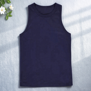 <b>Combed</b> Cotton Knitted Tank Top Anti-Shrink Lightweight - Product Image 1