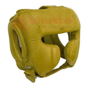 ชุดป้องกันศีรษะหนังปรับได้สวมใส่สบายสำหรับผู้ชาย - Product Image 5