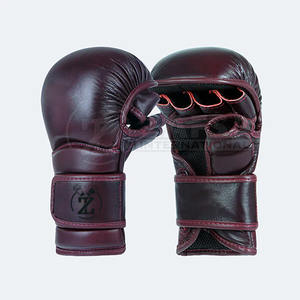 Gants hybrides en cuir PU personnalisables de haute qualité pour le combat et l'entraînement Gants d'arts martiaux et de boxe en stock - Product Image 1