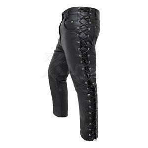 Pantalones de Motociclismo de Cuero de Alto Rendimiento, Cómodos, Transpirables, para Todas las Estaciones, con Costuras de Seguridad, de Alta Calidad - Product Image 5