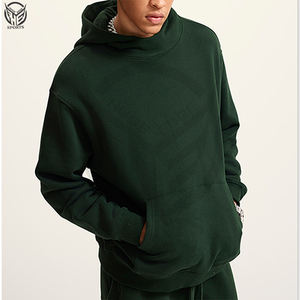 Venta al por mayor de lujo personalizado peso pesado hombres Sudadera con capucha de punto de gran tamaño 100% algodón 500gsm francés Terry ecológico de secado rápido No - Product Image 2