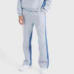 Chándal activo ligero de algodón 100% para hombre, patrón sólido, manga larga, Top Jogger, conjunto inferior para entrenamientos de invierno, deportes - Product Image 6