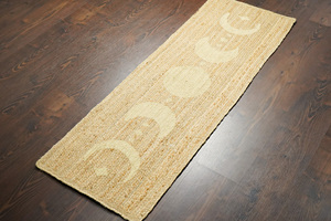 Moderno Vintage turco alfombra camino de mesa rayas geométricas Kilim bordado tejido trenzado yute Material de alta calidad - Product Image 3