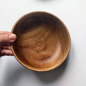 Mini bol en bois d'acacia ensembles de vaisselle vietnamien artisanat par Vitrapro - Product Image 4