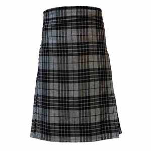 Modern <b>Grey</b> Watch Tartan 8Yard Kilt for Men Traditional Scottish Tartan <b>Fabric</b> Acrylic Kilt Custom Sizes Wholesale Available - Product Image 3