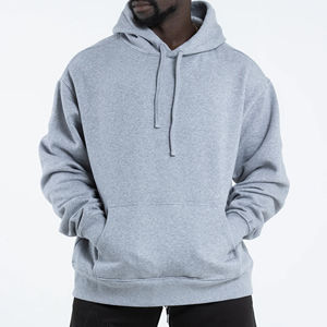 Vente chaude grande taille hommes à capuche 100% coton respirant polaire sweat avec logo privé imprimer vêtements d'hiver - Product Image 5