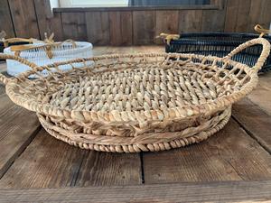 Best New Collection Water Hyacinth Fruit <b>Candle</b> <b>Trays</b> Serving Storage <b>Trays</b> Wholesale Good Price Home Storage Organizer - Product Image 2