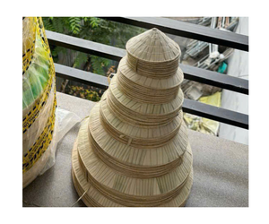Sombrero cónico vietnamita ecológico con nuestros sombreros de bambú hechos a mano para Decoración - Product Image 6