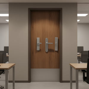 Ensemble de plaques longues en acier inoxydable Denver E1310Z/302 F69 PZ 72 mm DIN Gauche/Droite HOPPE pour la décoration et les accessoires de bureau - Product Image 3