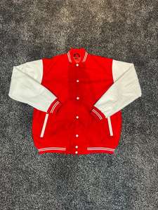 Personnalisable Varsity Baseball Jacket Cotton Blend Letterman Jacket Laine Cuir Manches Toile Caractéristiques Broderie Design Lettre - Product Image 2