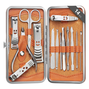 Kit de manucure 16 en 1 avec logo personnalisé Outils de haute qualité pour un toilettage complet des ongles - Product Image 1
