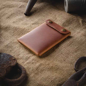 Anwar Enterprises Top Grade Genuine Cow Leather Men's <b>Wallet</b> Waterproof and Lightweight <b>with</b> Cover Closure - Product Image 1