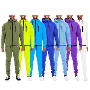 Ensemble de survêtements de football 100% polyester à séchage rapide pour hommes, vente en gros de veste de survêtement respirante pour l'hiver - Product Image 6