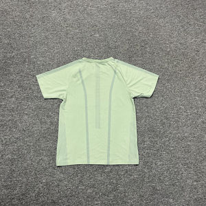 Personalizada Unisex hombres Casual deportes manga corta Fitness transpirable gimnasio entrenamiento camiseta secado rápido fino de alta calidad - Product Image 5