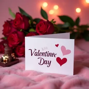 Aanpassen <span class=keywords><strong>Cartoon</strong></span> Stijl Handgeschilderde Roos Wenskaart Creatief Offset Gedrukt Karton Voor Valentijnsdag En 520 Cadeau - Product Image 1