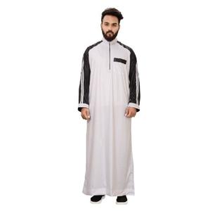 Último diseño personalizado túnica islámica marroquí vestido musulmán Daffah Thobes bolsillos Jubbah Kaftan estilo al por mayor transpirable para hombres - Product Image 2