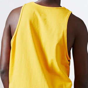 Blank Custom Manufacturer'<b>s</b> 100% Cotton Gym Fitness Bodybuilding Logo Print Muscle Workout <b>Men's</b> <b>Tank</b> <b>Top</b> - Product Image 2