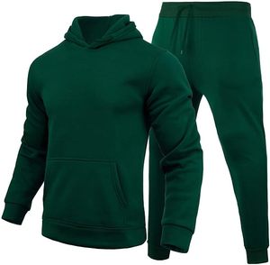 Ensemble de sweat-shirts à capuche bleu marine en coton, vêtements décontractés pour adultes, toutes saisons, usage promotionnel, respirant, poche kangourou - Product Image 3