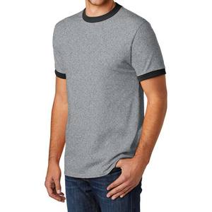Camisetas Personalizadas de Color Gris para Hombre, 100% Algodón, Corte Regular, Manga Corta, Cuello Redondo, Ropa Casual de Verano - Product Image 3