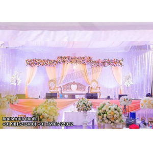 Nouvelle collection pour les ensembles de canapés de scène de mariage Ensemble de canapés pour les mariés indiens glamour Ensemble de canapés tendance pour le mariage - Product Image 1