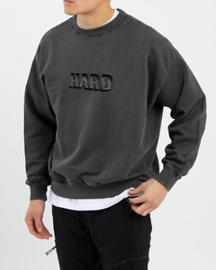 เสื้อสเวตเตอร์คอกลมผ้าฟลีซโอเวอร์ไซส์เสื้อสเวตเชิ้ต400นูนออกแบบโลโก้ได้ตามต้องการ - Product Image 5