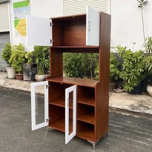 Modern Natural Wood Dining Cabinet with Iron <b>Legs</b> TPA010 <b>Sideboard</b> Furniture for Home Living Room Use - Product Image 6