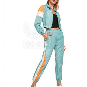 Conjunto Deportivo Informal de Invierno para Mujer, Corte Regular, Chaqueta con Cremallera y Pantalones Jogger de Poliéster, Secado Rápido - Product Image 6