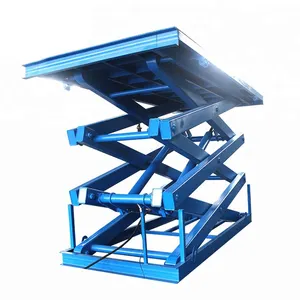 Food 2100*830mm Table Size Material Handling Electric Scaffolding Stationary Type Scissor Lift