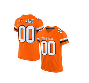 Venta al por Mayor de Camisetas de Fútbol Americano Personalizadas de Alta Calidad, Secado Rápido, Transpirables, Unisex, 100% Poliéster - Product Image 1