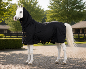 Manta Impermeable para Caballos, 600D, con Cuello Completo, para Invierno - Product Image 3