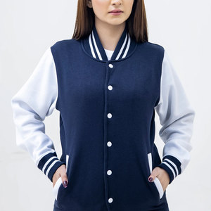 New Design Long Sleeve Women's Varsity <b>Jacket</b> OEM/ODM Services Available Windproof & Eco-Friendly Varsity <b>Jacket</b> For Women - Product Image 5
